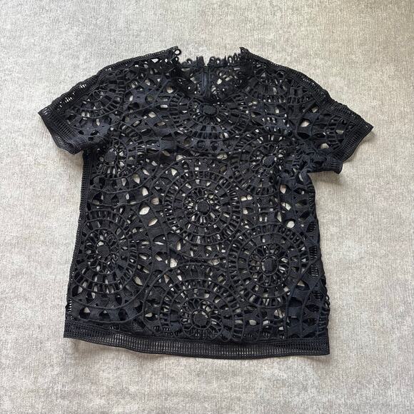 Black Lace Top - Picture 1 of 4